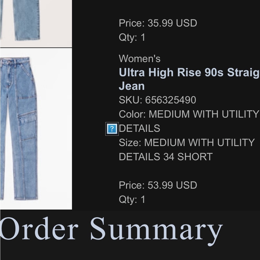 ISO- NOT FOR SALE-Women's High Rise 90s Straight Jeans - Medium Blue